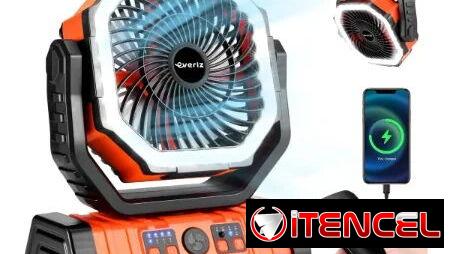 Ventilador recargable portátil 20000 mAh F6. Producto con factura y garantía que usted estrena