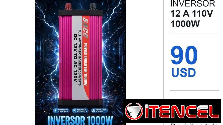 1 Inversor 12 a 110v 1000w