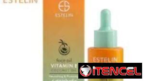 Aceite facial Estelin Vitamina E Aceite de coco. 30ml