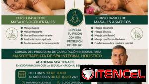 Curso intensivo de masaje este verano