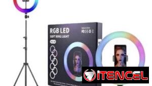 Aro de luz de 30cm con trípode de 180cm