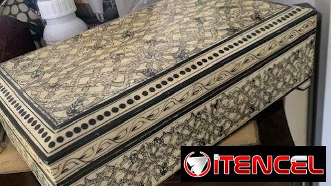 Caja decorativa angloindia estilo Vizagapatam