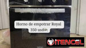 Horno de empotrar, marca Royal