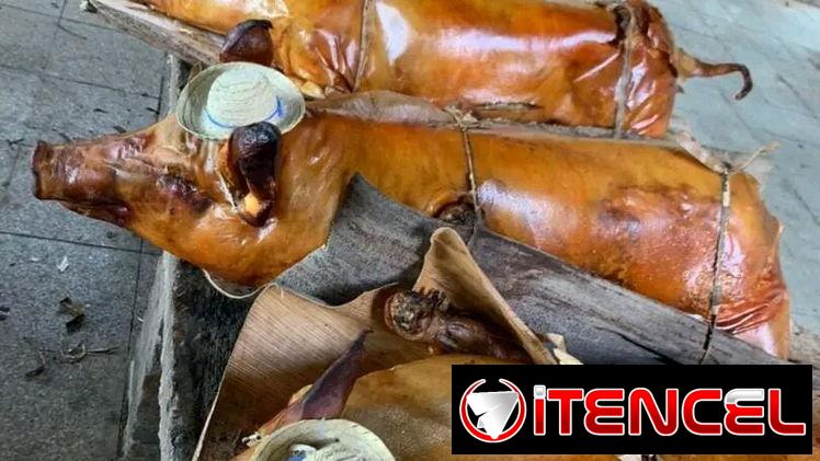 🐷🔥 ¡El Auténtico Cerdo Asado Criollo con guardiciones para tu Fiesta! Sin Cocinar ni Preocuparte (La Habana)