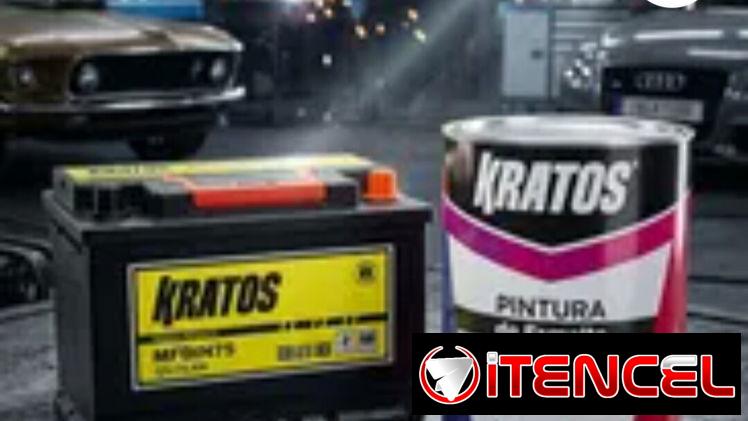 Pintura de esmalte y bateria para autos. MARCA KRATOS
