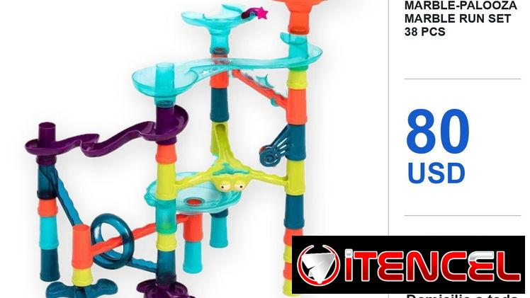 B toys Marble-palooza Marble Run Set 38 Pcs