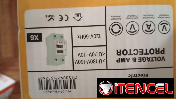 Breaker con protector de voltaje para toda la casa