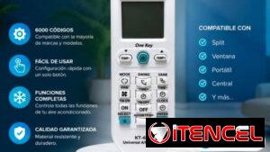 Mando universal de split 6000 códigos