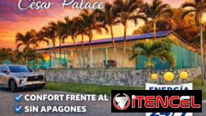 RENTA FRENTE A LA PLAYA BOCA CIEGA CON. PISCINA GRANDE. CORRIENTE CON PANELES SOLARES. AGUA 24 HORAS