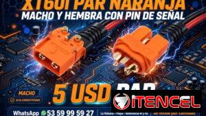 En venta conector xt60i- 5USD 💵 Somos de la Habana WhatsApp 59995927