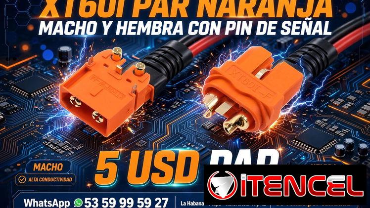 En venta conector xt60i- 5USD 💵 Somos de la Habana WhatsApp 59995927