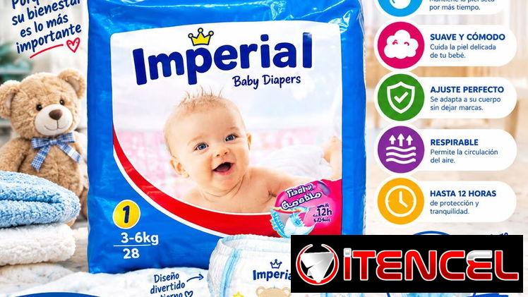 👶 Pañales Imperial Talla 1 | 28 unidades | Delivery disponible 🚚