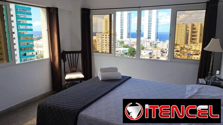 🏢 🌊ALQUILER DE LUJO EN EL VEDADO | GALERÍA HABANA VISTAS AL MAR • ELECTRICIDAD 24/7 • CORTA Y LARGA ESTANCIA VED-001 — foto 2