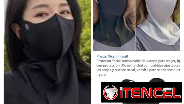 Mascaras o pasamontañas de licra para protecvion del sol