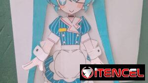 Personajes en cartulina