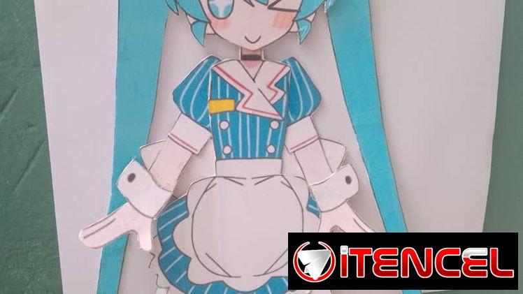 Personajes en cartulina