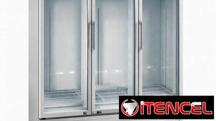 Nevera exhibidora vertical 3 puertas marca Royal nueva