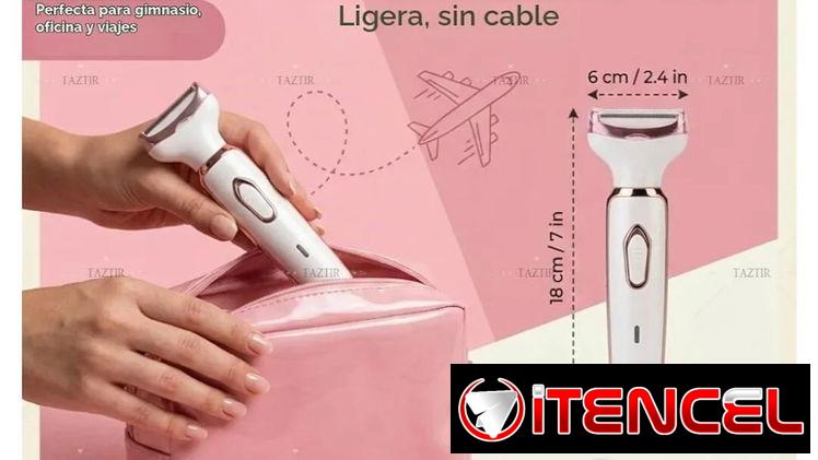 Maquina de afeitar portátil 4 en 1 para Mujeres y Recortadora de Bikini