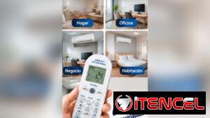 Mando universal para climatizador split para manejar equipos split compatibles