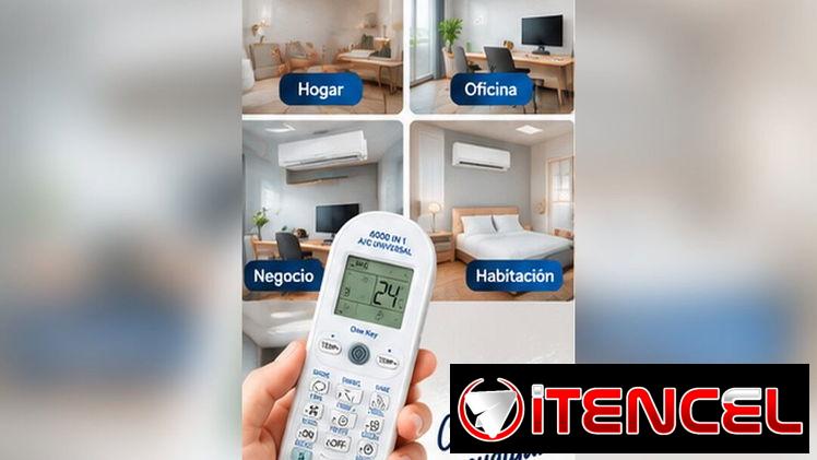 Mando universal para climatizador split para manejar equipos split compatibles