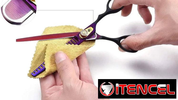 Purple Dragon Tijeras Profesional  para Perros Entresacar / Grooming/ Peluquería — foto 4