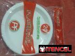 Vendo platos desechables 22 cm y set de cubiertos  desechables