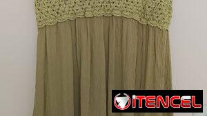 Vestido verde Talla M ($4500)