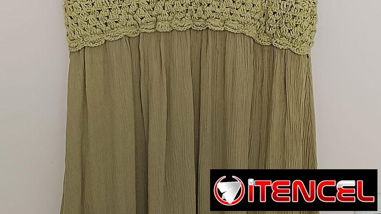 Vestido verde Talla M ($4500)