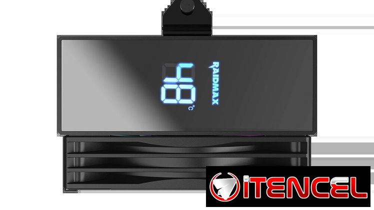 Disipador para cpu raidmax am2104 con pantalla digital para mostrar temperatura — foto 2