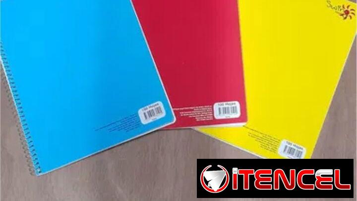 Libretas grandes de 100 hojas rayadas.