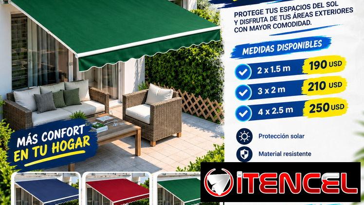TOLDOS PARA EXTERIOR ☀️🏠