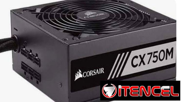 Fuente CORSAIR CX750M certificada 80+ Bronze semi modular de 750W — foto 2