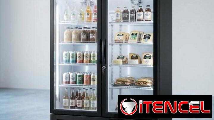 ⭐Exhibidora vertical 20cuft DOBLE PUERTA*