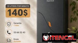 Calentador de Agua a Gas MILEXUS 10L — 140 USD ✔ Encendido automático ✔ Excelente presión y ahorro