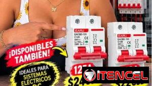🔌 Breaker DC 125A 2P 1000V para Baterías y Solar | $24 USD