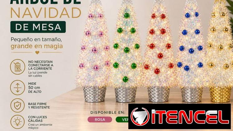 Árbol de Navidad de mesa. Domicilio Incluido