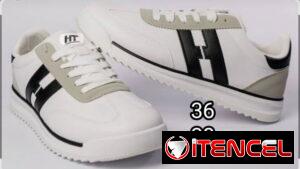 Tennis blancos con marca en negro