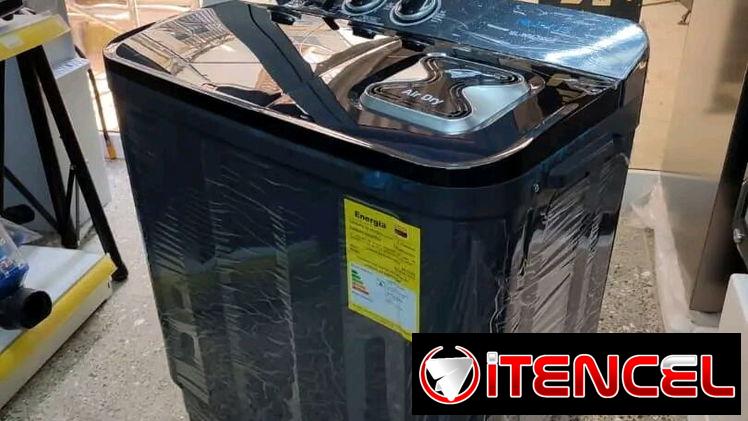 Lavadora semiautomática Milexus negra 7kg 195 usd mensajería incluida en varios lugares