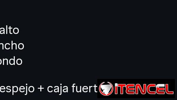 Closet importado con caja fuerte espejo llave mensajería incluida en varios lugares 210