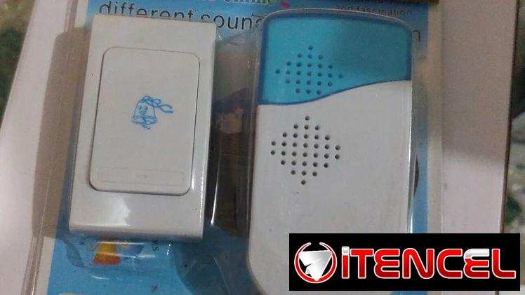Timbre inalámbrico, ambas partes funcionan con pilas no necesita corriente