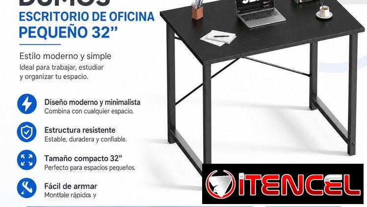 Escritorio de oficina de 32 pulgadas para computadora de estilo moderno y simple