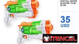 ZURU X-Shot 2x Micro Fast-Fill Water Blaster 170 mL 25 cm