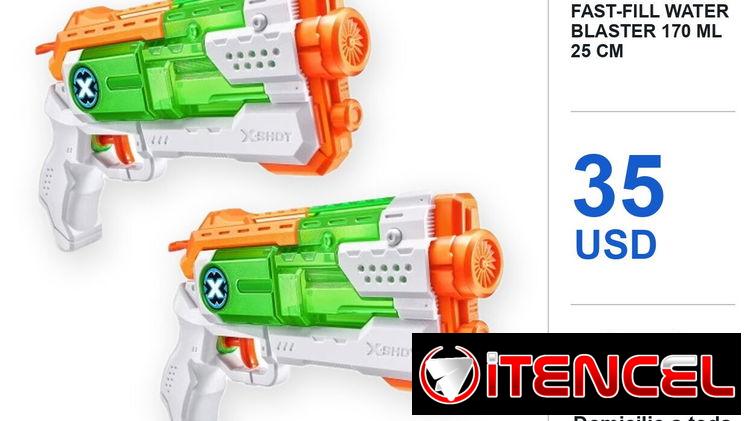 ZURU X-Shot 2x Micro Fast-Fill Water Blaster 170 mL 25 cm