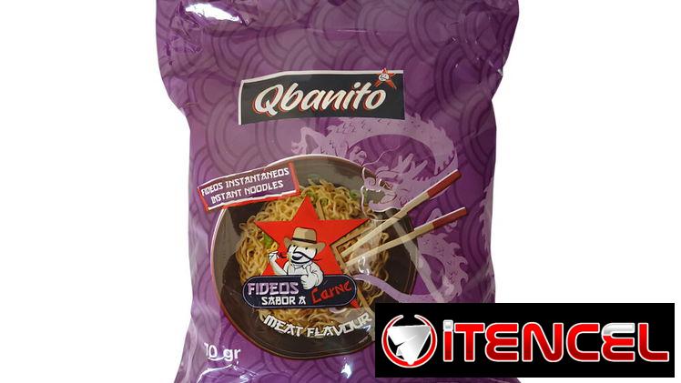 Sopa sabor a pollo y res Qbanito