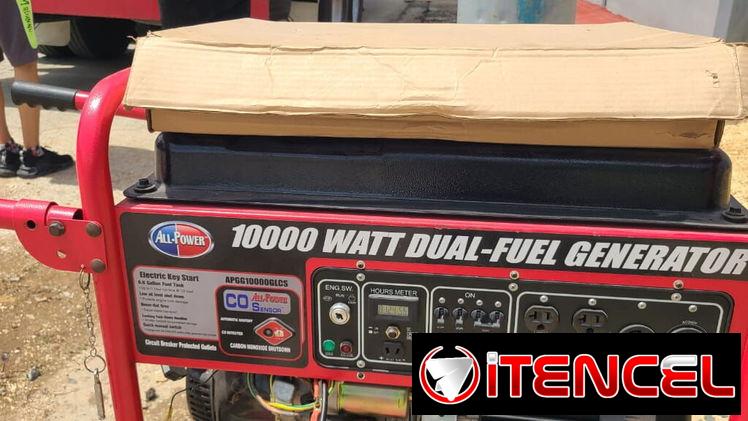 Generador dual fuel de 10000w