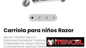 Carriola para niños Razor