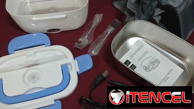 🔖Lonchera eléctrica‼️Trae todo lo de la foto, el bolso térmico, recipiente metálico, cable para conectar al auto y más. — foto 2