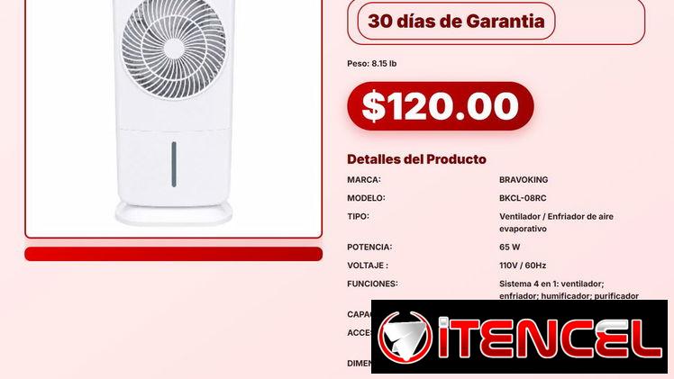 VENTILADOR ENFRIADOR (Ice Coouler) .