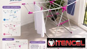 Tendedero Plegable metálico horizontal (DH)