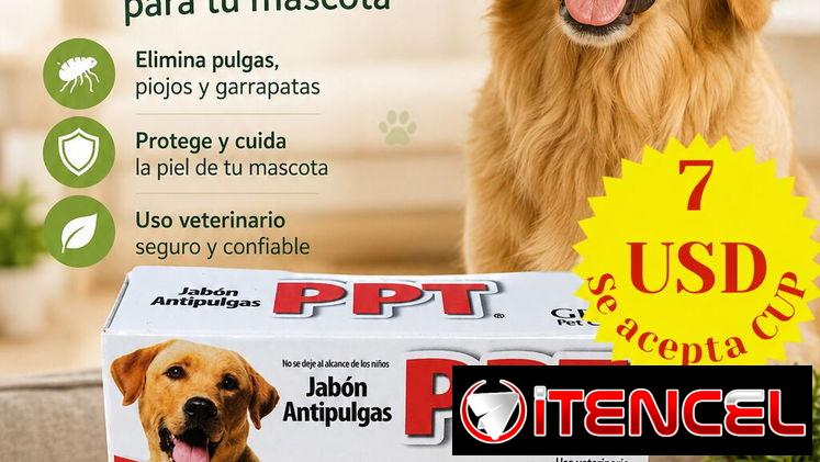 Shampoo, jabon, spray anti pulgas y más.